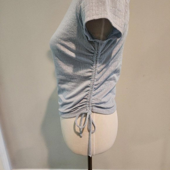 Gypsies & Moondust Juniors' Ruched Sides Blue Size Medium - Picture 4 of 7